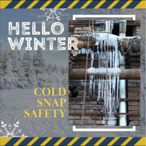 Cold Snap Safety with Frozen Pipe Image